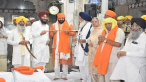 CM Nayab Singh Saini ने Gurdwara Shri Nada Sahib में माथा टेका, प्रदेशवासियों की खुशहाली के लिए की अरदास