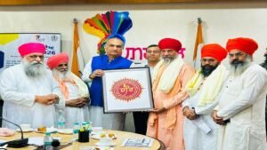 श्री गुरु रविदास जी के 650वें प्रकाश पर्व को समर्पित संत महापुरुषों के साथ हुई विशेष मीटिंग, चार शोभायात्राओं के रूट तय: दीपक बाली